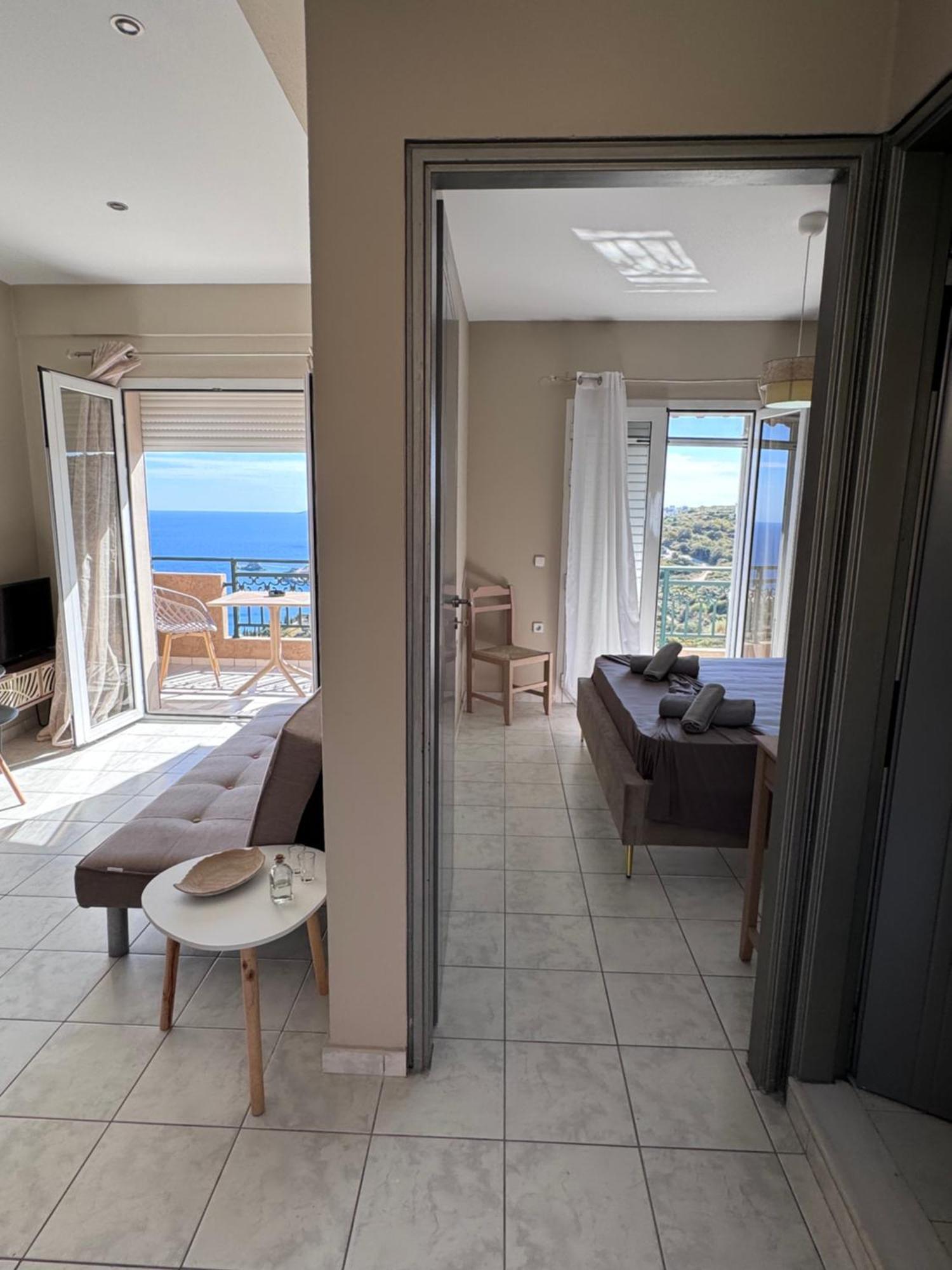 Golden View Apartment Agia Pelagia  Bagian luar foto